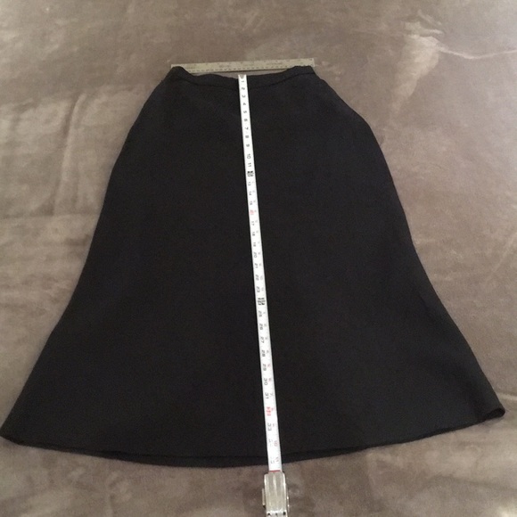 Long Black Linen Skirt - Laundry - Picture 1 of 4